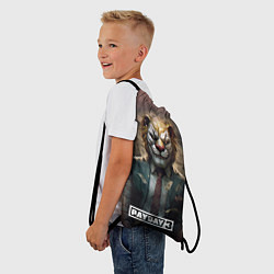 Рюкзак-мешок Payday 3 lion, цвет: 3D-принт — фото 2