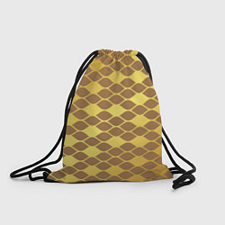 Рюкзак-мешок Golden pattern, цвет: 3D-принт