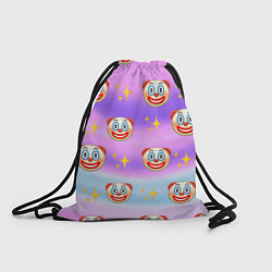 Рюкзак-мешок Узор с Клоунами, цвет: 3D-принт