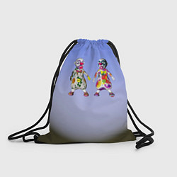 Рюкзак-мешок Два чудаковатых клоуна, цвет: 3D-принт