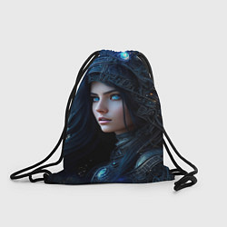 Рюкзак-мешок Космическая девушка, цвет: 3D-принт