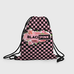 Мешок для обуви Blackpink logo roses