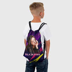 Рюкзак-мешок Ким Джису, цвет: 3D-принт — фото 2