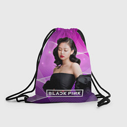 Рюкзак-мешок BlackPink Jennie, цвет: 3D-принт