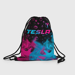 Рюкзак-мешок Tesla - neon gradient: символ сверху, цвет: 3D-принт