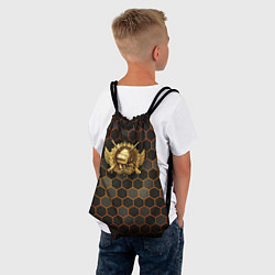 Рюкзак-мешок Згип gold logo, цвет: 3D-принт — фото 2