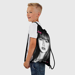 Рюкзак-мешок Blackpink Lisa Portrait, цвет: 3D-принт — фото 2