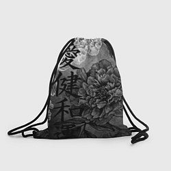 Рюкзак-мешок Flowers - japanese art, цвет: 3D-принт