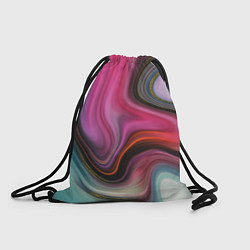 Рюкзак-мешок Pink wave, цвет: 3D-принт