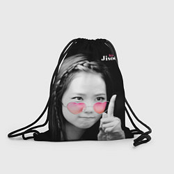 Рюкзак-мешок Blackpink Jisoo Attention sign, цвет: 3D-принт