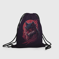 Рюкзак-мешок Злой лис - нейросеть, цвет: 3D-принт