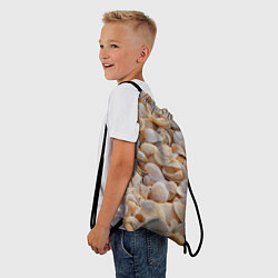 Рюкзак-мешок Ракушки крым, цвет: 3D-принт — фото 2