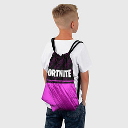 Рюкзак-мешок Fortnite pro gaming: символ сверху, цвет: 3D-принт — фото 2