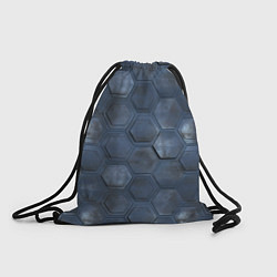 Рюкзак-мешок Металлические плиты, цвет: 3D-принт