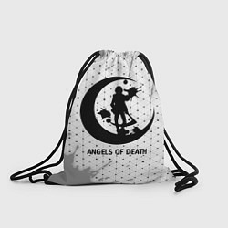 Рюкзак-мешок Angels of Death glitch на светлом фоне, цвет: 3D-принт
