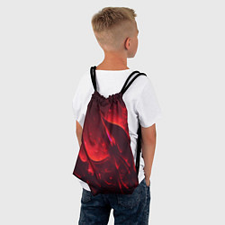 Рюкзак-мешок Красные огоньки абстракция, цвет: 3D-принт — фото 2