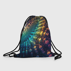 Рюкзак-мешок Радужные блики нейроарт, цвет: 3D-принт