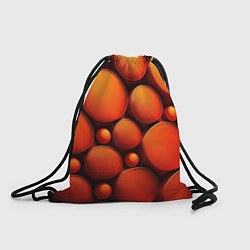 Рюкзак-мешок Оранжевы е круглые плиты, цвет: 3D-принт