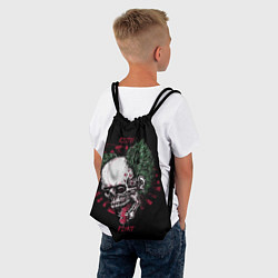Рюкзак-мешок Keith flint draw head, цвет: 3D-принт — фото 2