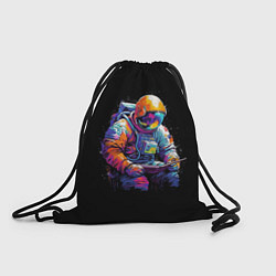 Рюкзак-мешок Читающий космонавт, цвет: 3D-принт