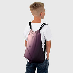 Рюкзак-мешок Градиент пыльно-розовый, цвет: 3D-принт — фото 2