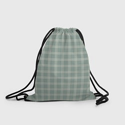 Рюкзак-мешок Клетка бледно-зелёный, цвет: 3D-принт