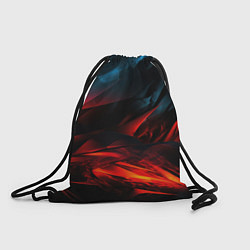 Рюкзак-мешок Red black abstract, цвет: 3D-принт