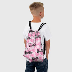 Рюкзак-мешок Логотип Барби и розовое кружево, цвет: 3D-принт — фото 2