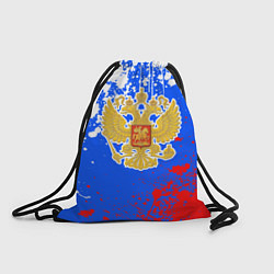 Рюкзак-мешок Триколор рф и герб, цвет: 3D-принт