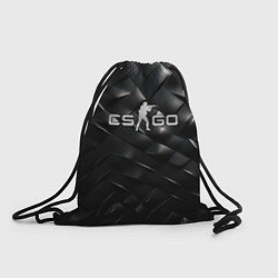 Рюкзак-мешок CS GO black chrome, цвет: 3D-принт