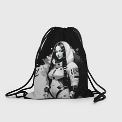Рюкзак-мешок Красивая девчонка - космонавт Nasa, цвет: 3D-принт