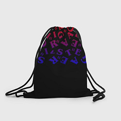 Рюкзак-мешок Очень странные дела паттерн, цвет: 3D-принт