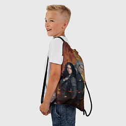 Рюкзак-мешок Ведьмак - Йеннифэр, цвет: 3D-принт — фото 2