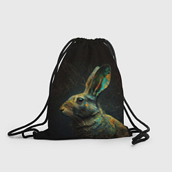 Рюкзак-мешок Магический кролик, цвет: 3D-принт