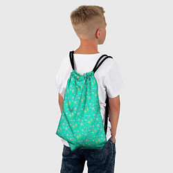 Рюкзак-мешок Морские звёзды, ракушки, цвет: 3D-принт — фото 2