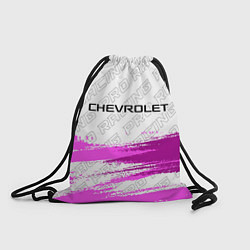 Рюкзак-мешок Chevrolet pro racing: символ сверху, цвет: 3D-принт