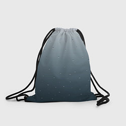 Рюкзак-мешок Серый градиент капли, цвет: 3D-принт