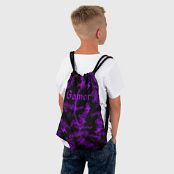 Рюкзак-мешок Геймер - паттерн, цвет: 3D-принт — фото 2