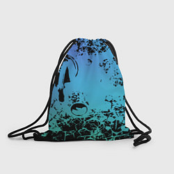 Рюкзак-мешок Неоновый абстрактный фон в граффити стиле, цвет: 3D-принт