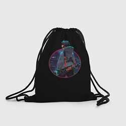 Рюкзак-мешок Киберпанк Танджиро, цвет: 3D-принт