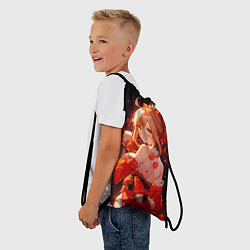 Рюкзак-мешок Ёимия - фейервеки, цвет: 3D-принт — фото 2