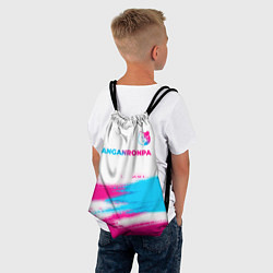 Рюкзак-мешок Danganronpa neon gradient style: символ сверху, цвет: 3D-принт — фото 2
