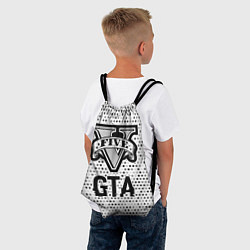 Рюкзак-мешок GTA glitch на светлом фоне, цвет: 3D-принт — фото 2
