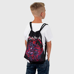 Рюкзак-мешок Аста режим демона - Черный Клевер, цвет: 3D-принт — фото 2