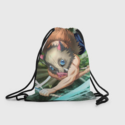 Рюкзак-мешок Клинок рассекающий демонов Иносукэ Хасибира, цвет: 3D-принт