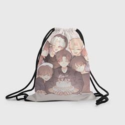 Рюкзак-мешок Стрей Кидс аниме, цвет: 3D-принт