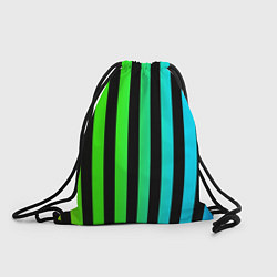 Рюкзак-мешок Цветные полоски, цвет: 3D-принт