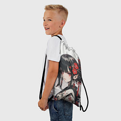 Рюкзак-мешок Девочка в юкате, цвет: 3D-принт — фото 2