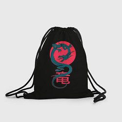 Рюкзак-мешок Дракон восходящего солнца, цвет: 3D-принт