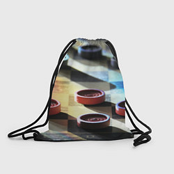 Рюкзак-мешок Игра шашки, цвет: 3D-принт